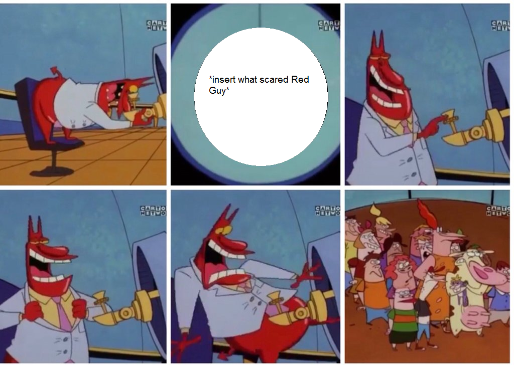 Red Guy Gets Scared Meme By Cyothelion On Deviantart Red Guy Gets Scared Meme By Cyothelion On Deviantart