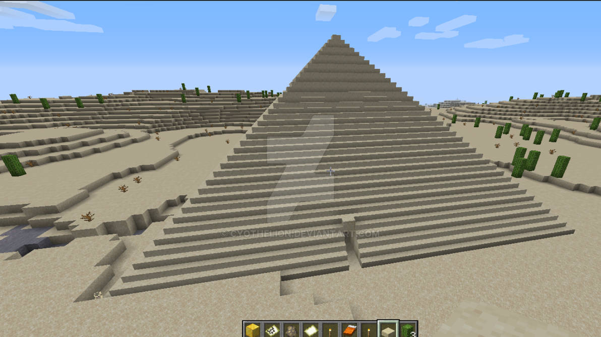 Minecraft Pyramid by CyotheLion on DeviantArt