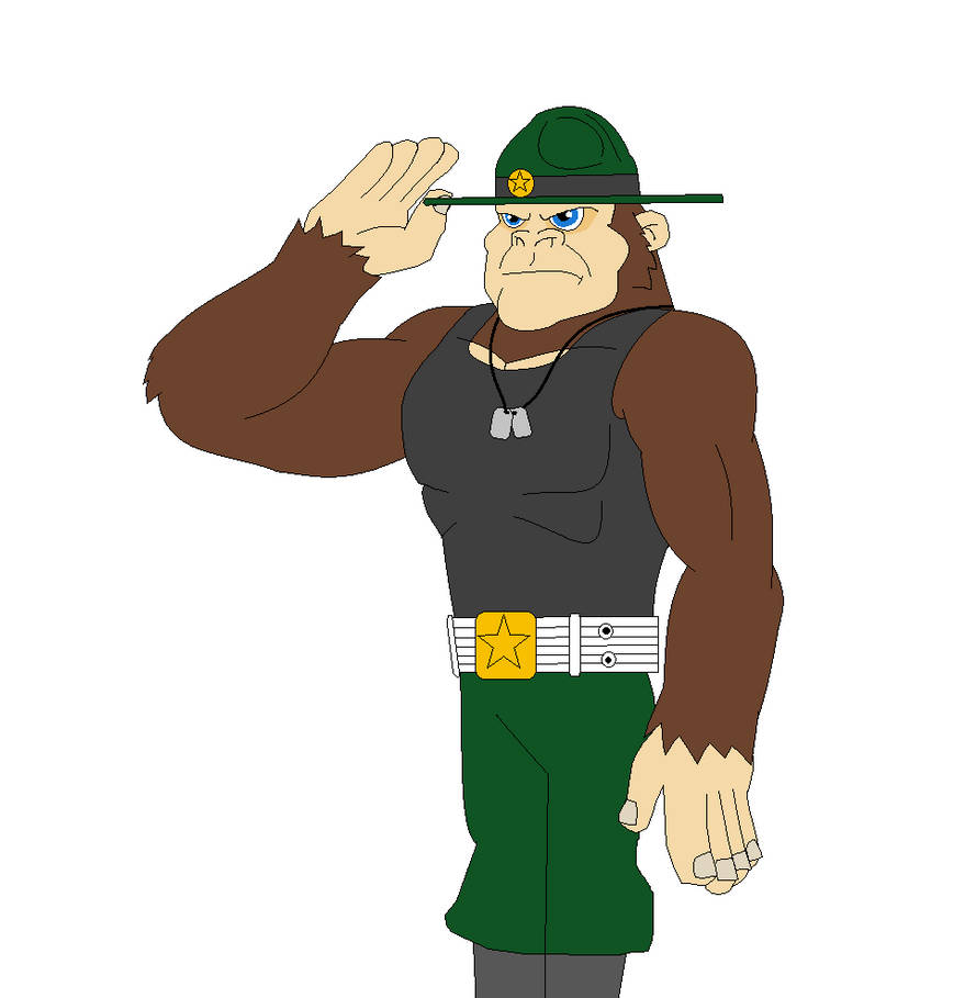 Sgt. Simian by CyotheLion on DeviantArt