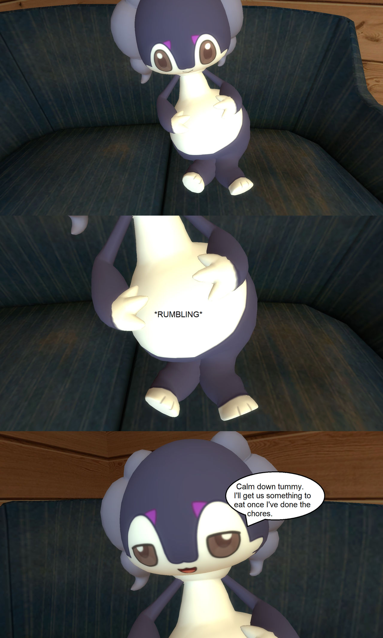 Indeedee Inflation Indeedee hungry by CyotheLion on DeviantArt