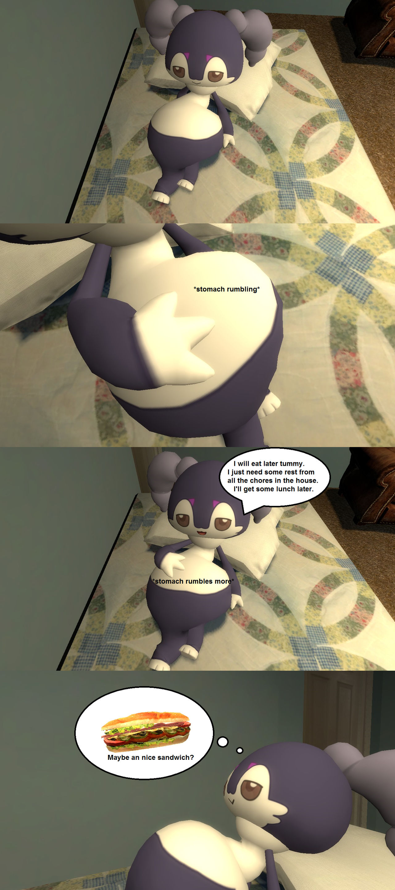 Indeedee Inflation Indeedee hunger by CyotheLion on DeviantArt