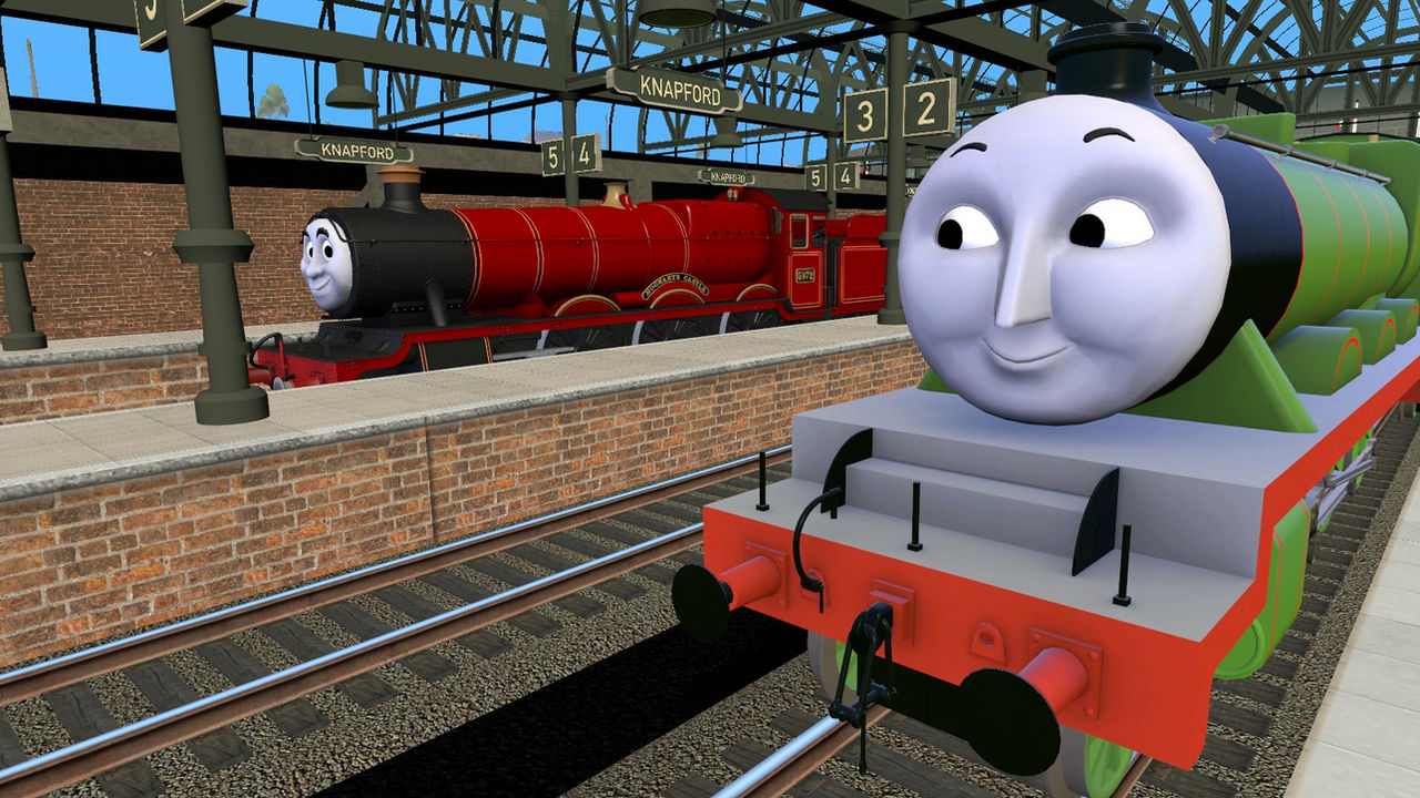 Locosprites Henry Deviantart Henry meets the Hogwarts Express Loco by CyotheLion on DeviantArt