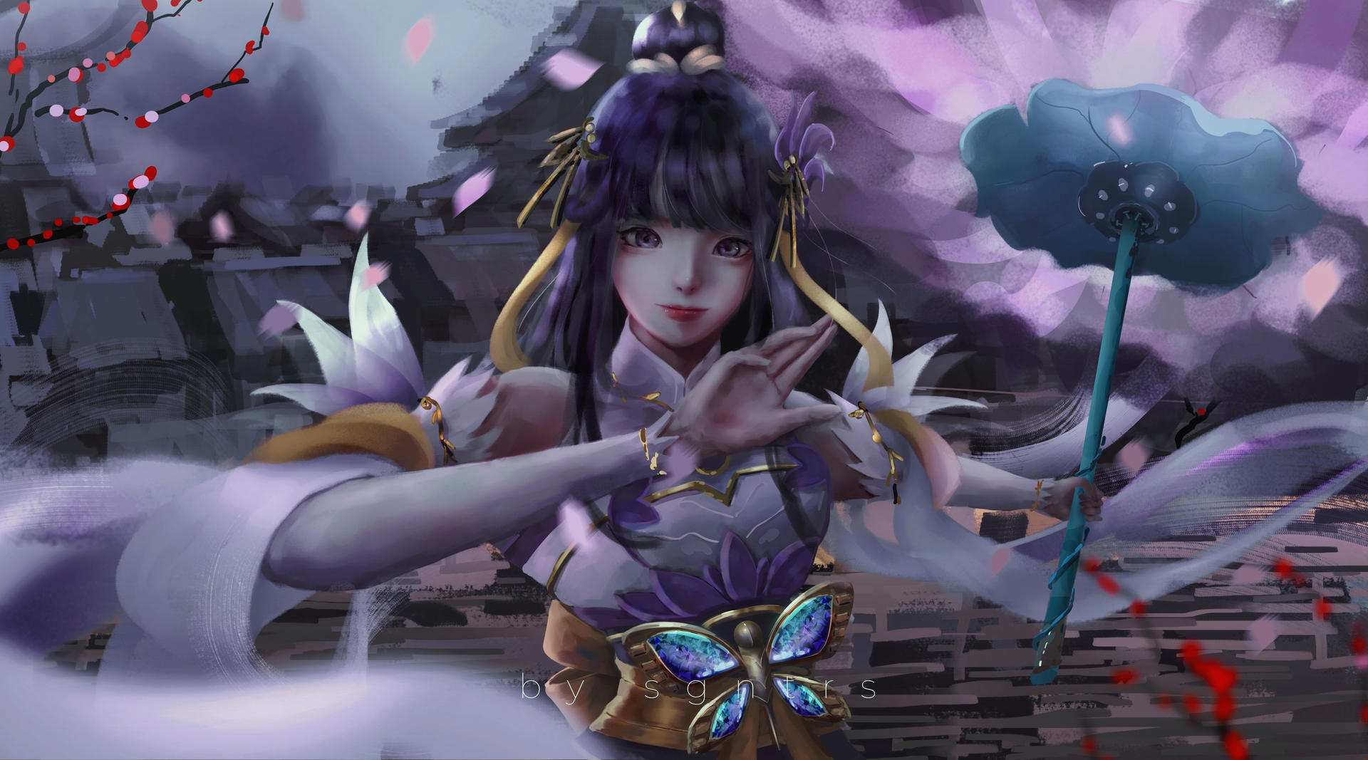 illust66 | Kagura - Water Lily by sgntrs on DeviantArt