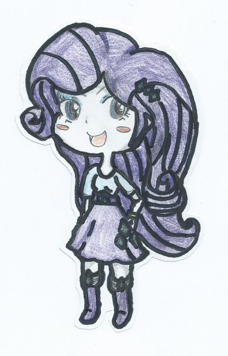 Chibi Rarity Pfp Rarity Chibi by suparogue on DeviantArt