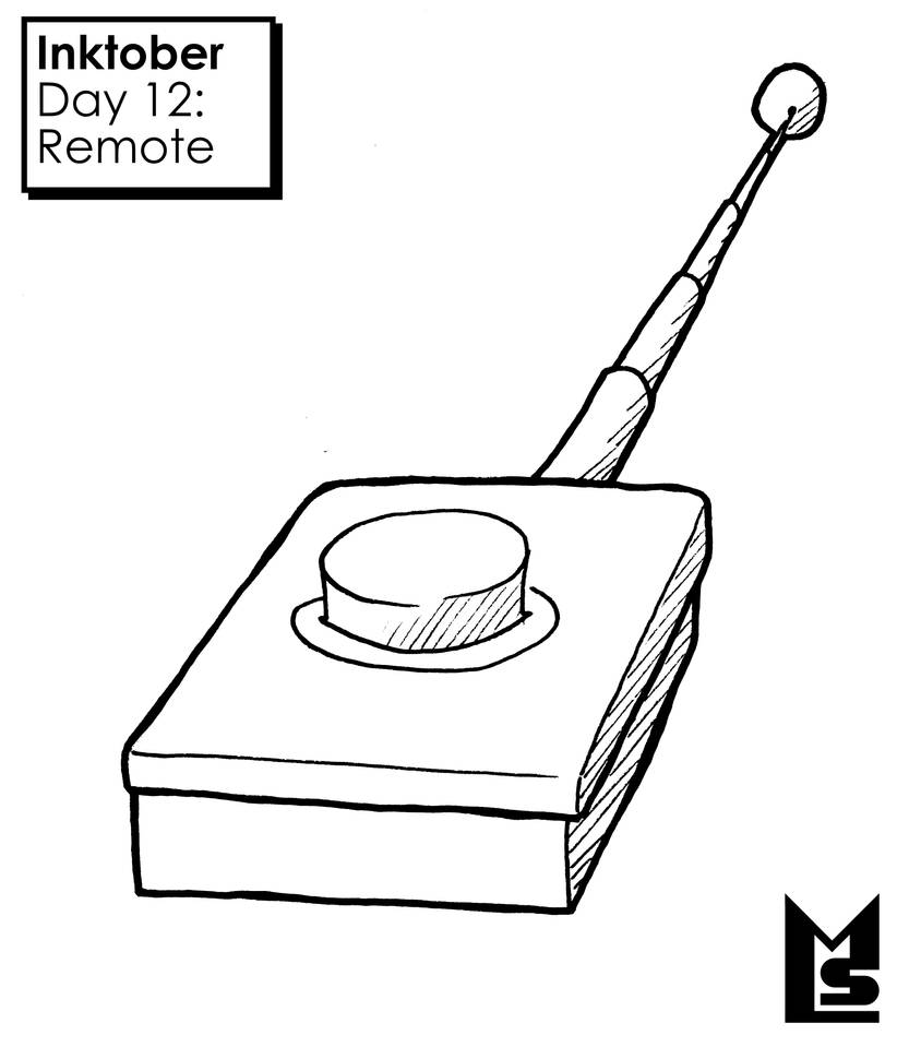 Remote Inktober Inktober 2024 - Day 12: Remote by loganstamps1 on DeviantArt