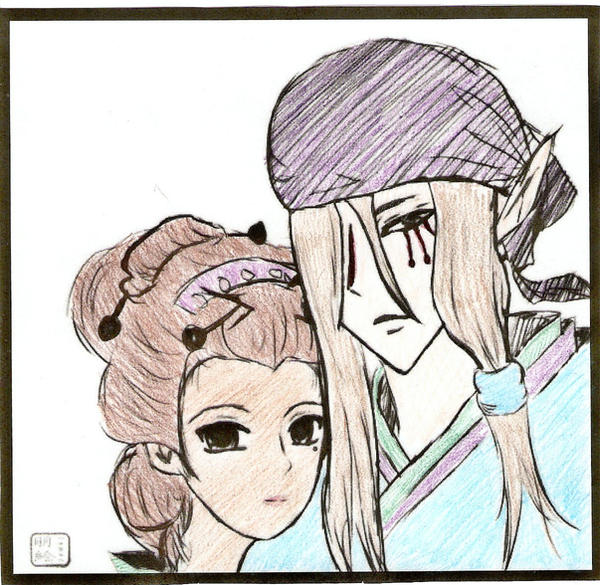 Kusuriuri and Kayo by batmarg on DeviantArt