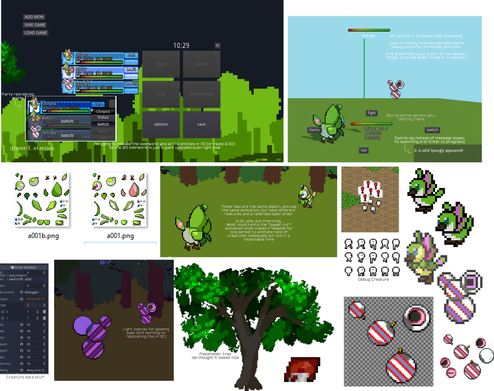 Creature game snippets by GOONWITHAFACE on DeviantArt