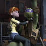 Tmnt 2012-Don and April 6