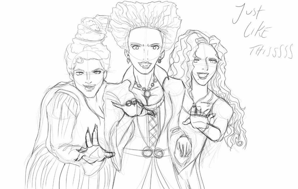 WIP - Hocus Pocus by saiyanoflegend on DeviantArt