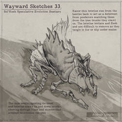 Wayward Sketch #33 - A brush with six legs