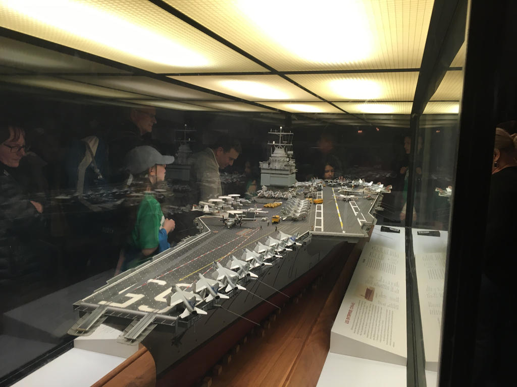 Model of USS Intrepid 