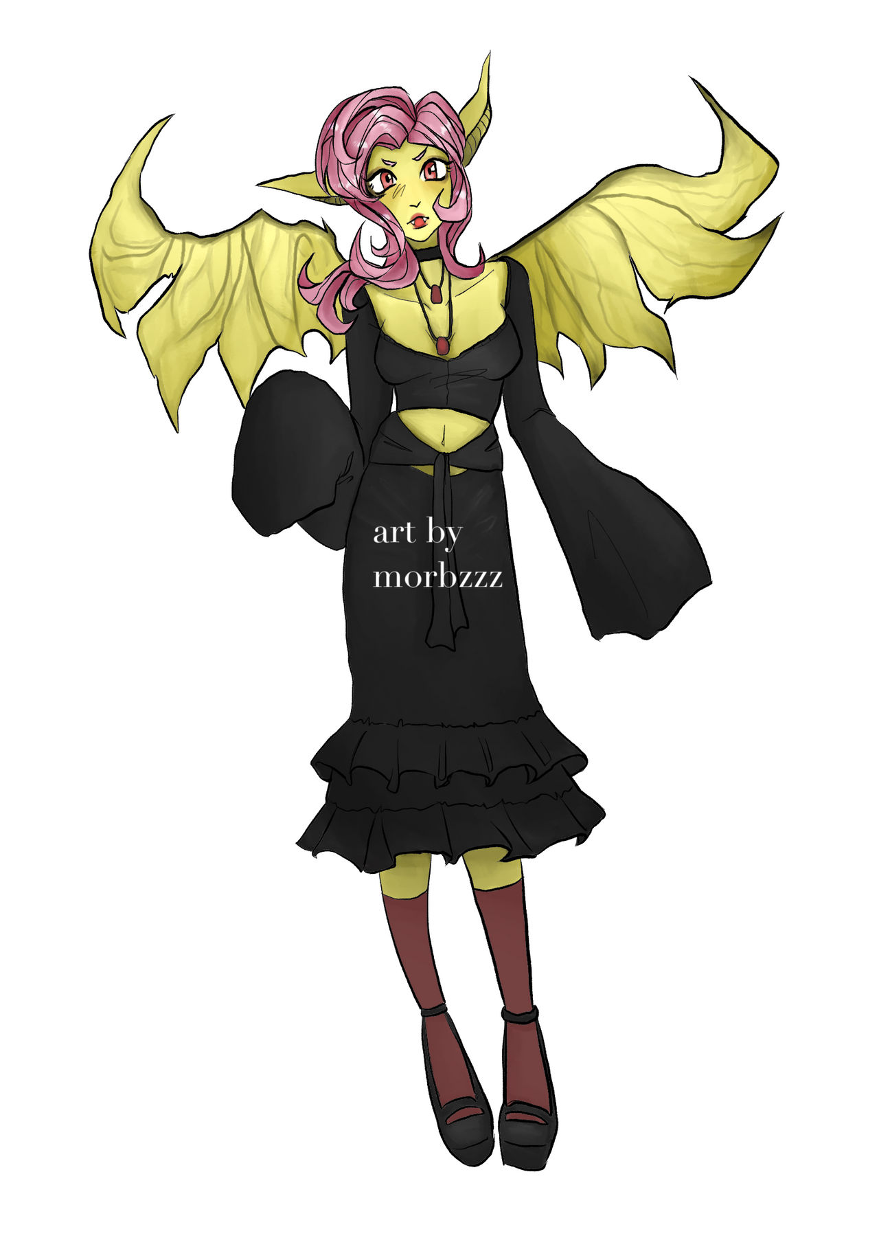 Flutterbat Deviantart Front Flutterbat by morbzzz on DeviantArt