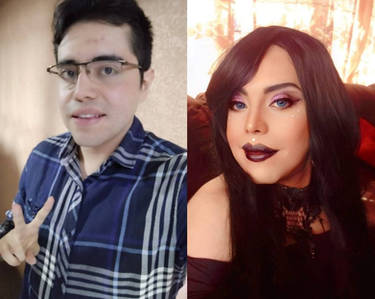 Mtf from Normal Guy to Gothic Girl 