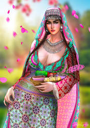 Tajik girl / commission