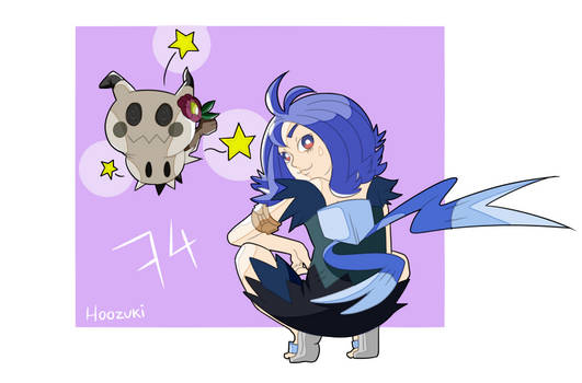 Pokemon Sun And Moon: Acerola + Mimikyu shiny