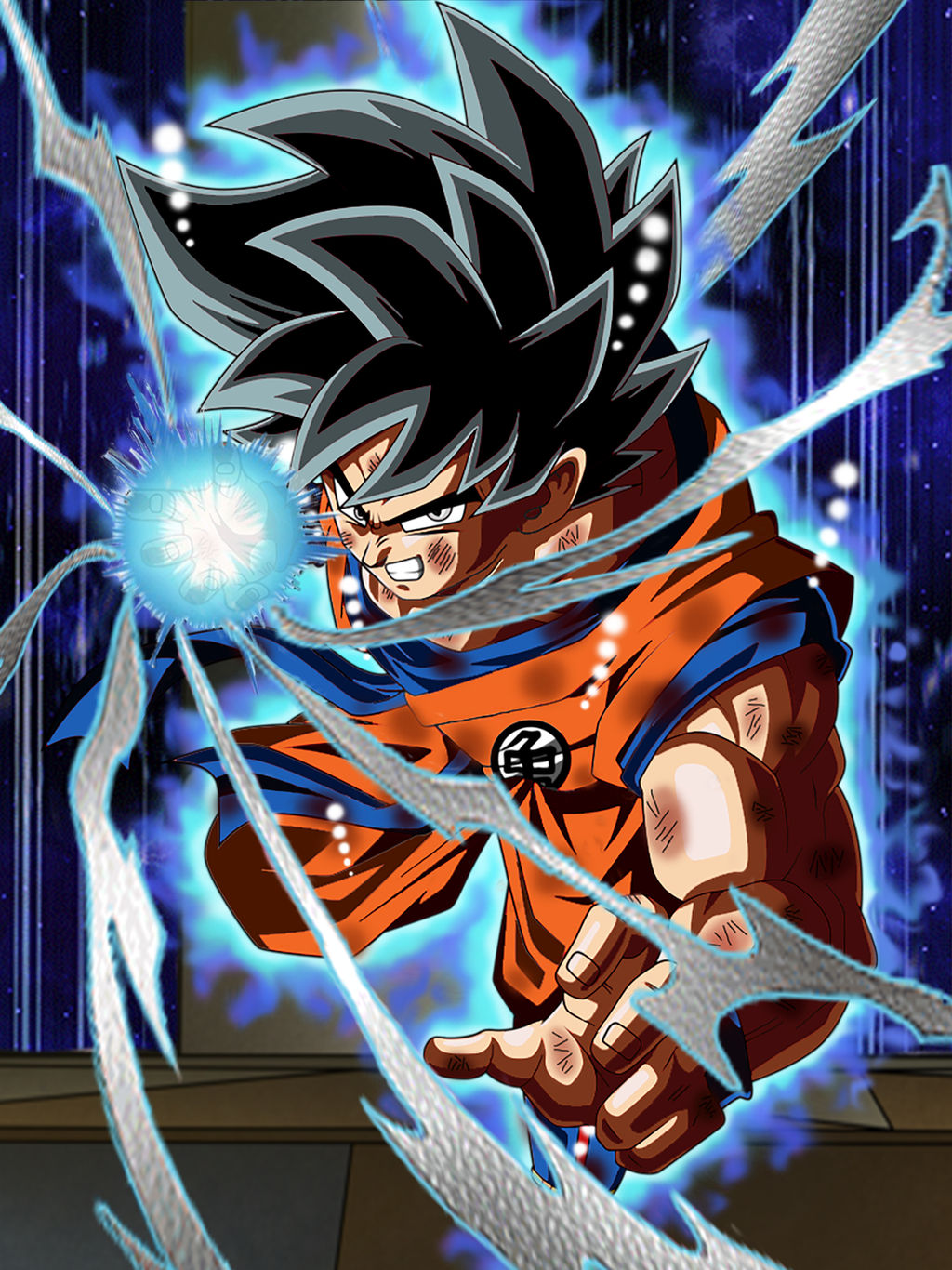 Ultra Instinct Goku Dokkan Battle Style By Xenodva On Deviantart