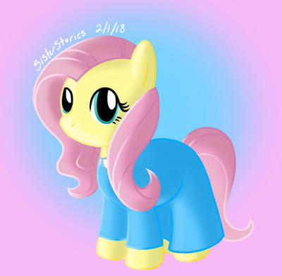 FlutterShy doodle