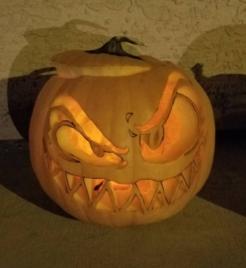 Charlie's DemonSide-Pumpkin Carving by SisterStories on DeviantArt