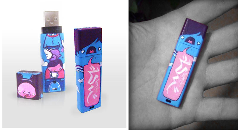 Decorating Usb Custom Painted 8GB USB by thehermitdesign on DeviantArt