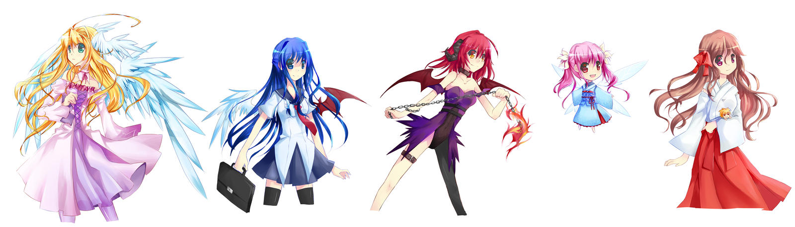 Tenshi-Oni Characters