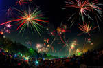 Kuta 2012 New Year Fireworks