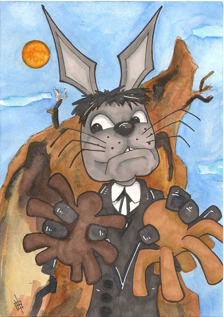 Here Comes Peter Cottontail - January Q Irontail by 10th-letter on