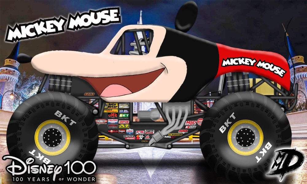 Monster Micky Mouse Mickey Mouse Monster Jam truck by J986Esparza on DeviantArt