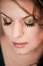 small peacock makeup