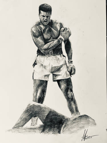 Muhammad Drawin Drawing a sketch with pencil by Sinuhan on DeviantArt