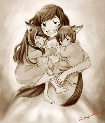 The Wolf Children Ame and Yuki