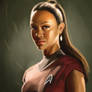 Zoe Saldana Star Trek