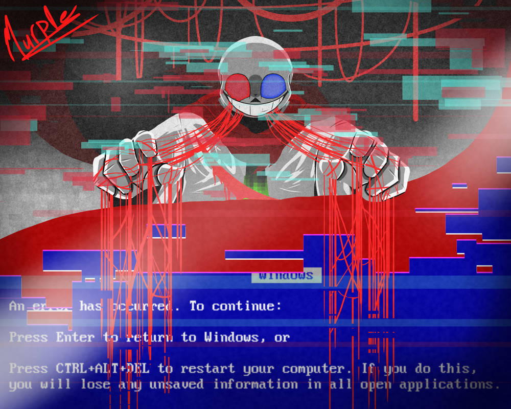 Fatal Error Deviantart Fatal Error Sans redrawn by Murpleee on DeviantArt