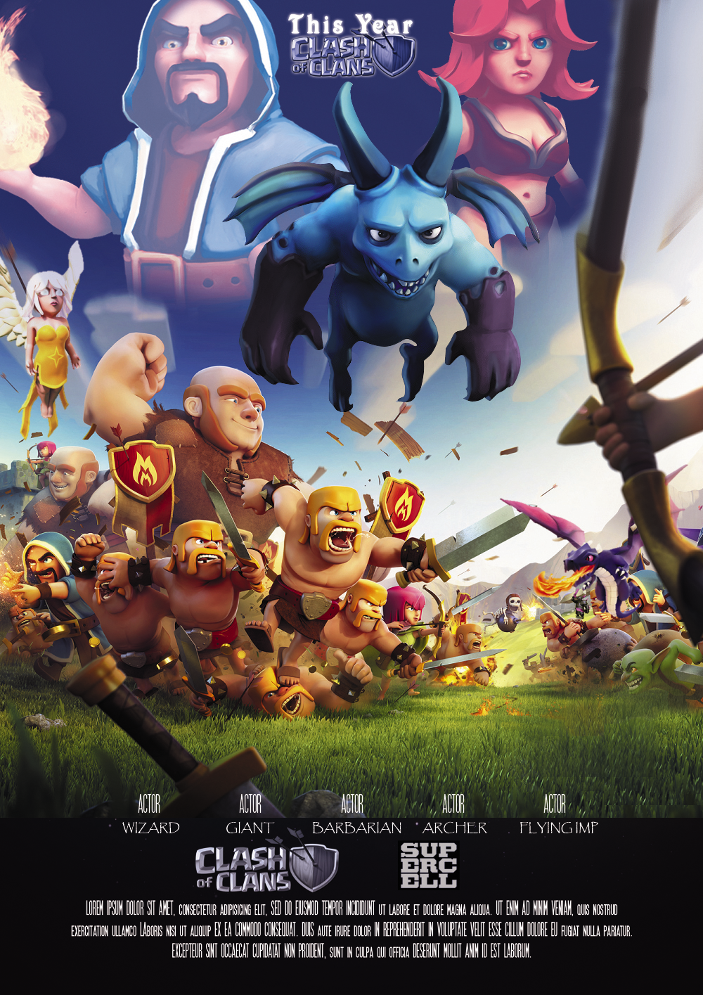 Clash Of Clans poster : r/ClashOfClans