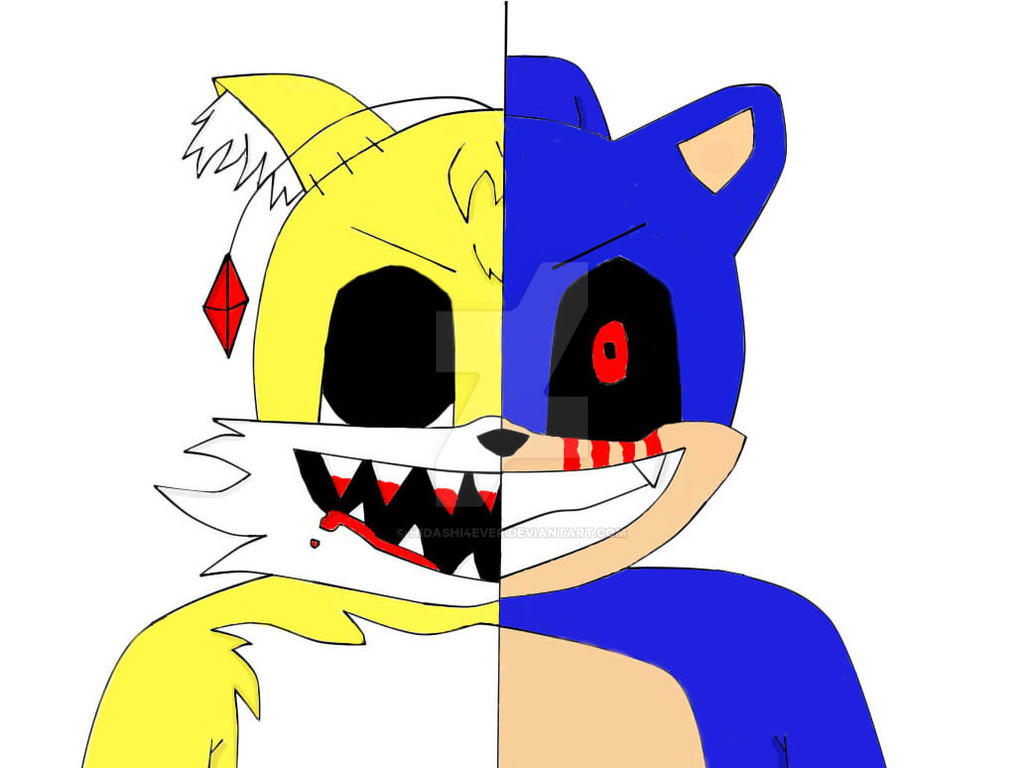Sonic.exe vs Tails Doll (Sonic Creepypasta) by Zelrom on DeviantArt
