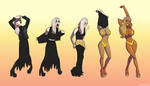 Goth Gets Some Color bimbofication transformation by sortimid