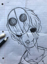 Eyeless Jack Pen Sketch