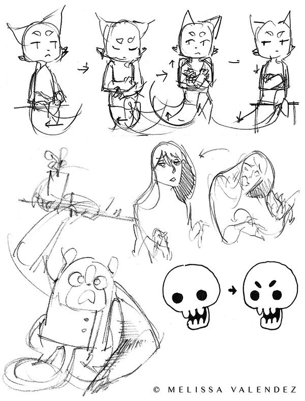 2D Animation - Key Action Poses by mesval on DeviantArt