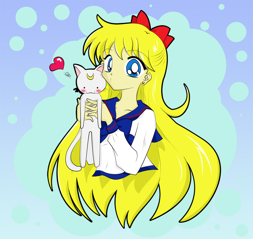 Minako loves her cat