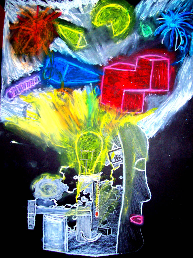 Celebrating 100 Deviations/Self Portrait(Abstract) by DeverexDrawer on ...