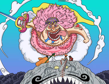 mugiwara y Zeus (One Piece Ch. 874) by bryanfavr on DeviantArt