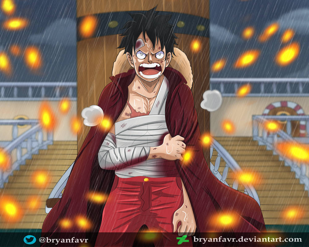 Luffy Yo Soy Tu Capitan Ahora One Piece Ch 901 By Bryanfavr On Deviantart