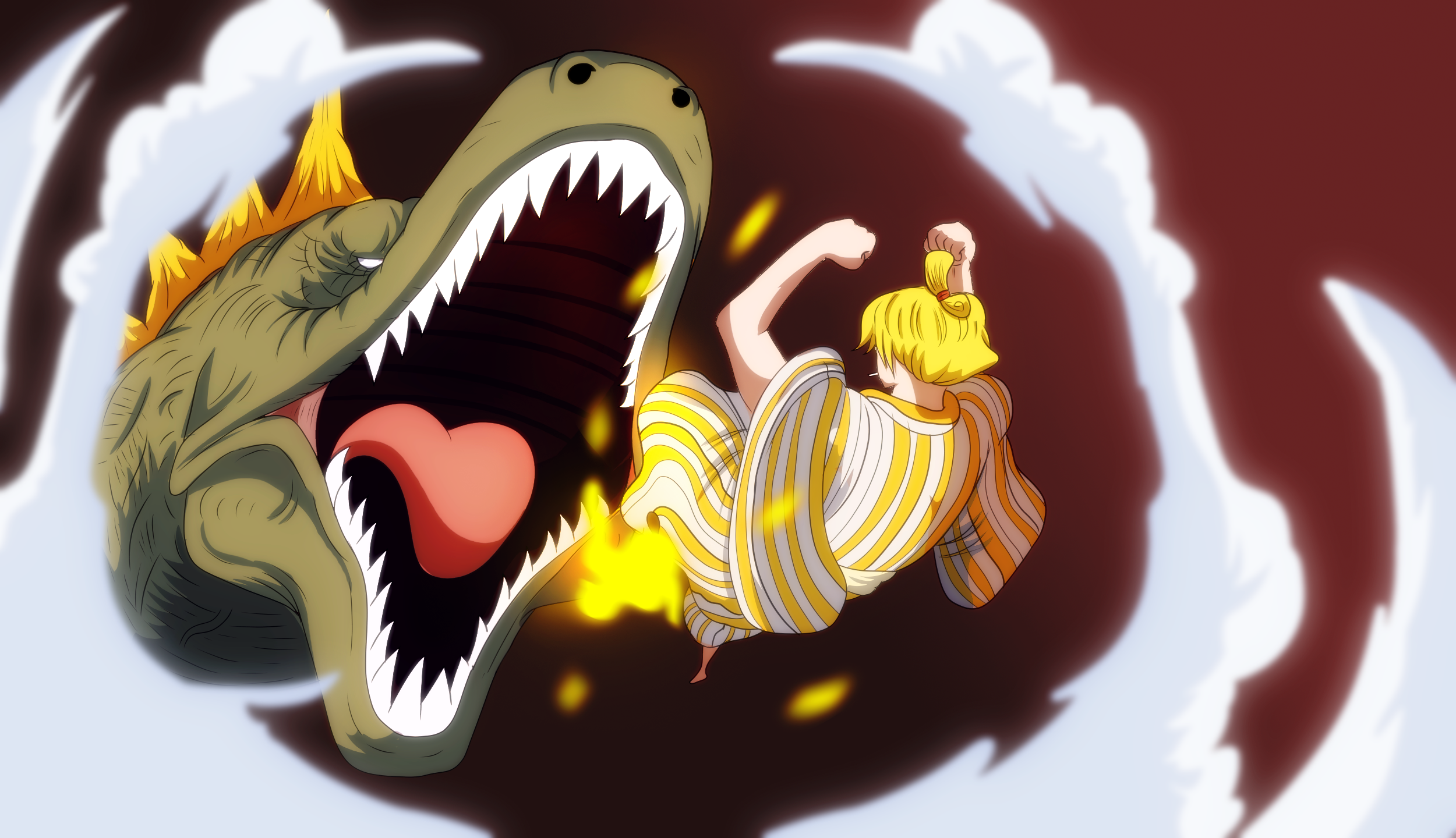 One Piece 1023 - Dragon Momonosuke by caiquenadal on DeviantArt