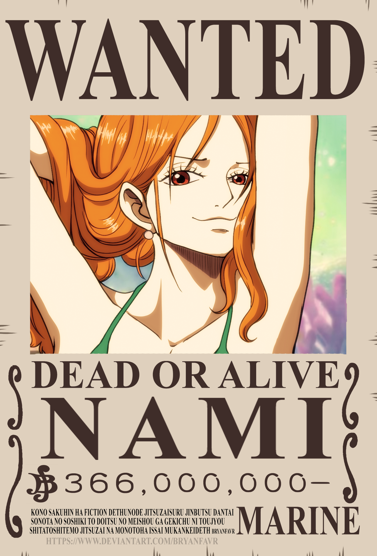 Wanted Dead Or Alive [One Piece 1058]