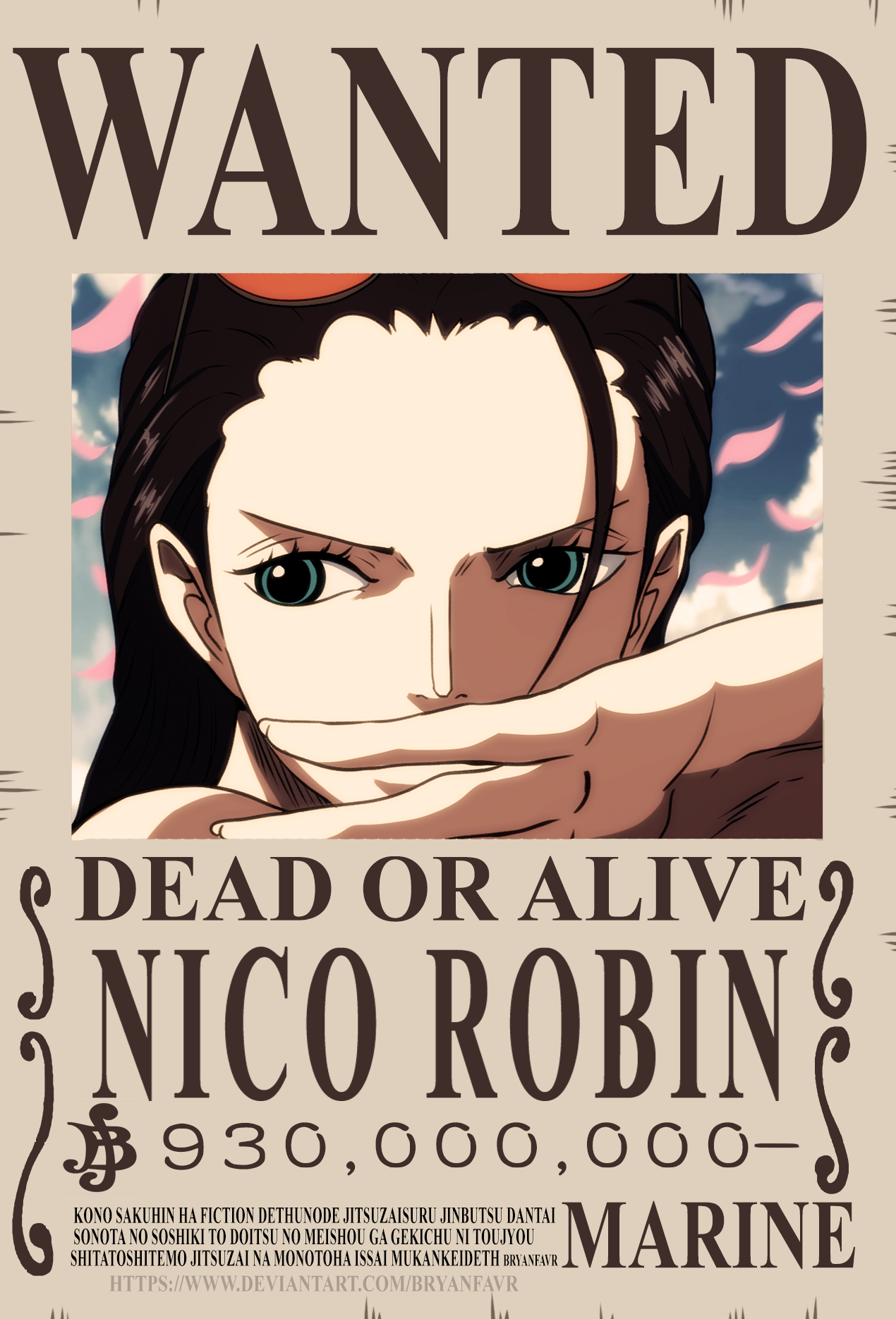 Dracule Mihawk WANTED (One Piece Ch. 1058) by bryanfavr on DeviantArt