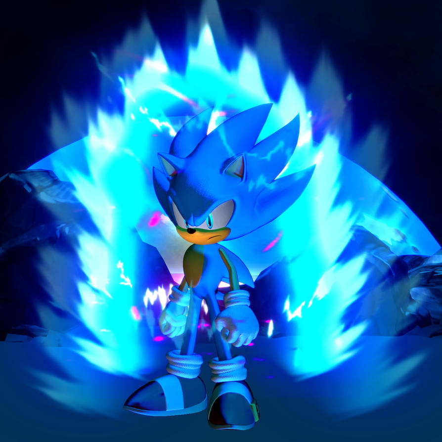 Super Sonic Blue by sontailknuck on DeviantArt