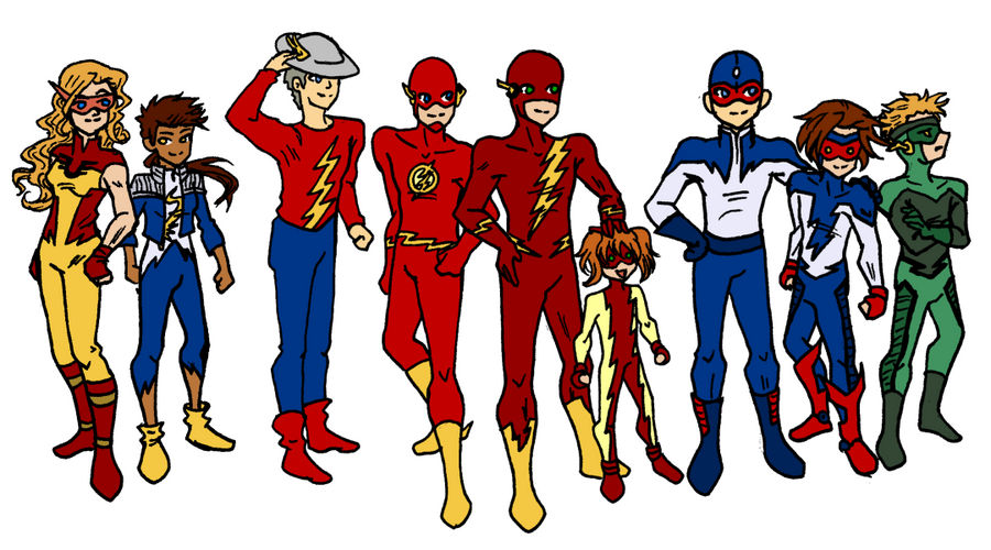 Flash Family Chibis