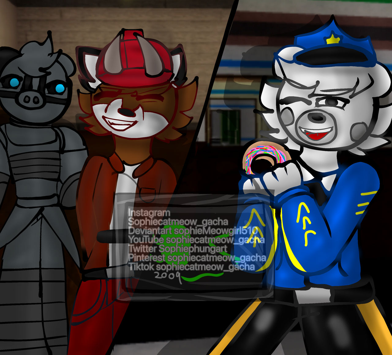 Poley Poley Robby and kona piggy roblox by sophiecatmeowgirl510 on DeviantArt