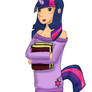 Human Twilight Sparkle in color