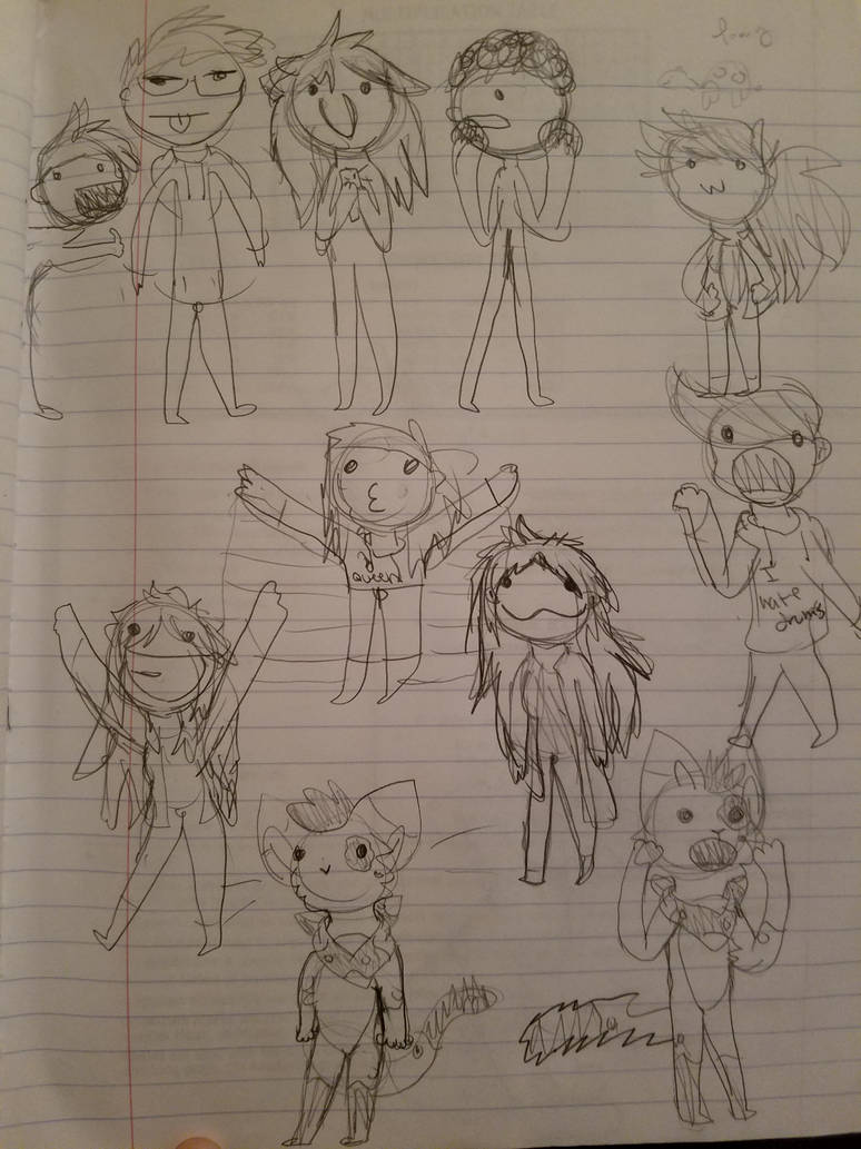 anatomy doodles by KwelpoFox on DeviantArt