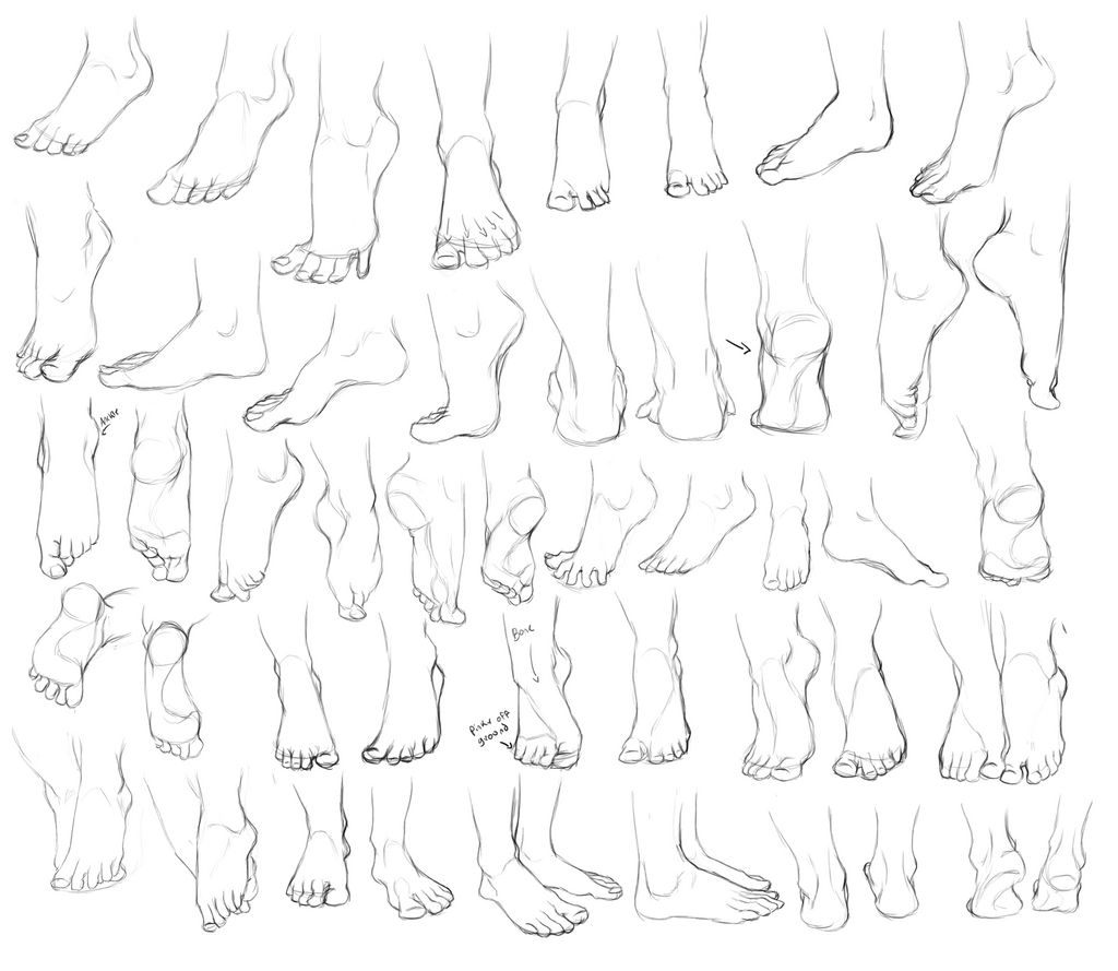 Feet Study by Naviira on DeviantArt